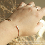 Load image into Gallery viewer, OOAK Ethnic bracelet in silver #29 • size 5,75cm (ready-to-ship)