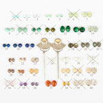 Load image into Gallery viewer, Choose Your Stone : Elira earrings (made to order)