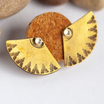 Load image into Gallery viewer, OOAK Aela ear jackets #20 • brass (ready-to-ship)