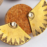 Load image into Gallery viewer, OOAK Aela ear jackets #20 • brass (ready-to-ship)
