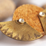 Load image into Gallery viewer, OOAK Aela ear jackets #20 • brass (ready-to-ship)