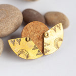 Load image into Gallery viewer, OOAK Aela ear jackets #19 • brass (ready-to-ship)