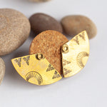 Load image into Gallery viewer, OOAK Aela ear jackets #19 • brass (ready-to-ship)