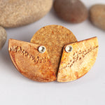 Load image into Gallery viewer, OOAK Aela ear jackets #24 • copper (ready-to-ship)