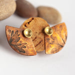 Load image into Gallery viewer, OOAK Aela ear jackets #29 • copper (ready-to-ship)