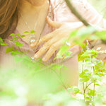 Afbeelding in Gallery-weergave laden, OOAK • Silver Pebble ring set #1, blue onyx, size 53 (ready to ship)