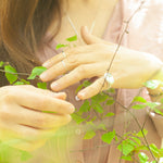 Afbeelding in Gallery-weergave laden, OOAK • Silver Pebble ring set #1, blue onyx, size 53 (ready to ship)