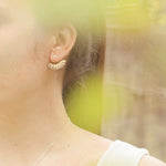 Load image into Gallery viewer, OOAK Aela ear jackets #20 • brass (ready-to-ship)