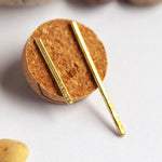 Load image into Gallery viewer, OOAK simple brass earrings #4 (ready-to-ship)