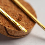 Load image into Gallery viewer, OOAK simple brass earrings #4 (ready-to-ship)