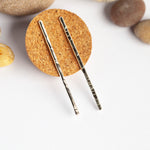 Load image into Gallery viewer, OOAK simple silver earrings #1 (ready-to-ship)