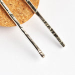 Load image into Gallery viewer, OOAK simple silver earrings #1 (ready-to-ship)