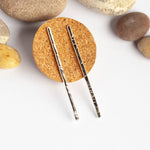 Load image into Gallery viewer, OOAK simple silver earrings #1 (ready-to-ship)