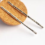 Load image into Gallery viewer, OOAK simple silver earrings #1 (ready-to-ship)