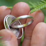 Load image into Gallery viewer, Optional secret message engraving for CYS •RINGS•