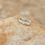 Load image into Gallery viewer, OOAK Ethnic ring in silver #1 • adjustable size starting at 55 (ready-to-ship)
