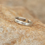 Load image into Gallery viewer, OOAK Ethnic ring in silver #3 • adjustable size starting at 53 (ready-to-ship)
