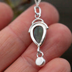 Load image into Gallery viewer, OOAK • Osmose pendant #6 ~ silver and labradorites (ready to ship)
