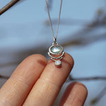 Load image into Gallery viewer, OOAK • Osmose pendant #1 ~ silver, labradorite (ready to ship)
