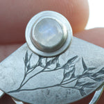 Load image into Gallery viewer, OOAK Aina earrings #6 • White labradorite & Tanzanite (ready to ship)