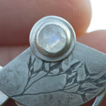 Load image into Gallery viewer, OOAK Aina earrings #6 • White labradorite & Tanzanite (ready to ship)