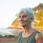 Load image into Gallery viewer, OOAK Aina earrings #6 • White labradorite & Tanzanite (ready to ship)