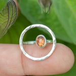 Load image into Gallery viewer, OOAK Lua ring #17 • Tourmaline ~ Size 53 ~ can be adjusted (ready-to-ship)
