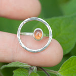 Load image into Gallery viewer, OOAK Lua ring #17 • Tourmaline ~ Size 53 ~ can be adjusted (ready-to-ship)
