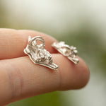 Load image into Gallery viewer, OOAK Keira earrings #10 ~ silver (ready-to-ship)