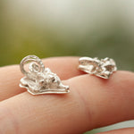 Load image into Gallery viewer, OOAK Keira earrings #10 ~ silver (ready-to-ship)