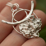 Load image into Gallery viewer, OOAK Keira pendant #5 ~ silver (ready-to-ship)