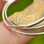 Load image into Gallery viewer, OOAK • Vegetal Moon pendant #24 • silver & brass (ready-to-ship)