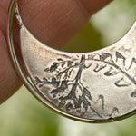 Load image into Gallery viewer, OOAK • Vegetal Moon pendant #19 • silver (ready-to-ship)