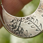Load image into Gallery viewer, OOAK • Vegetal Moon pendant #19 • silver (ready-to-ship)