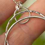 Load image into Gallery viewer, OOAK • Vegetal Moon pendant #19 • silver (ready-to-ship)