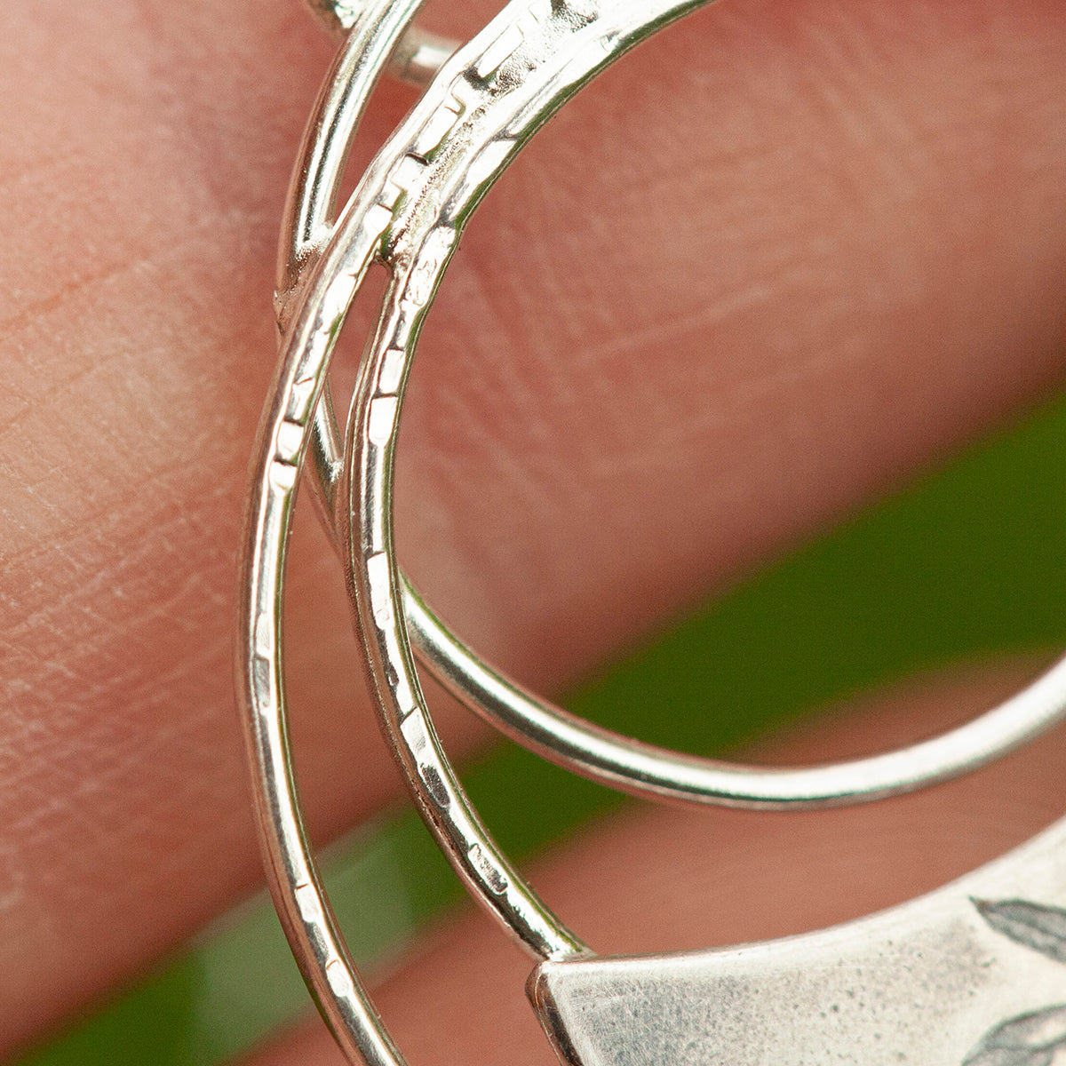 Uniek exemplaar • Vegetal Moon hanger #20 • zilver (klaar voor verzending)