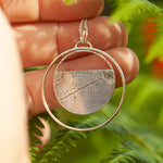 Load image into Gallery viewer, OOAK • Vegetal Moon pendant #21 • silver (ready-to-ship)