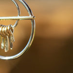 Load image into Gallery viewer, OOAK Silver & solid 18K gold pendant #5 (ready to ship)