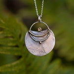 Load image into Gallery viewer, OOAK Silver & solid 18K gold pendant #7 ~ fern imprint (ready to ship)