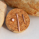 Charger l'image dans la galerie, Ginko - Ear Jackets en forme d'éventail en argent avec motifs ethniques • "3 en 1" • 4 boucles d'oreilles différentes au choix •