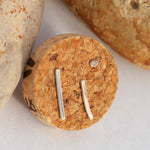 Charger l'image dans la galerie, Ginko - Ear Jackets en forme d'éventail en argent avec motifs ethniques • "3 en 1" • 4 boucles d'oreilles différentes au choix •