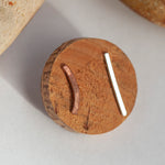 Cargar imagen en el visor de la galería, OOAK ear climbers pair #16 • in copper & silver (ready-to-ship)