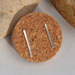 Cargar imagen en el visor de la galería, OOAK ear climbers pair #20 • silver (ready-to-ship)