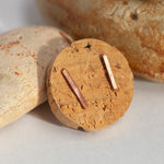 Afbeelding in Gallery-weergave laden, OOAK ear climbers pair #27 • copper (ready-to-ship)