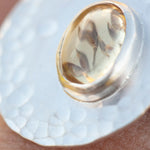 Afbeelding in Gallery-weergave laden, OOAK ring with captured plant #7 • citrine • size 55,5 (ready to ship)