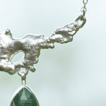 Load image into Gallery viewer, OOAK Lava necklace #1 • Kyanite (ready to ship)