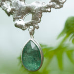 Load image into Gallery viewer, OOAK Lava necklace #1 • Kyanite (ready to ship)