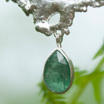 Load image into Gallery viewer, OOAK Lava necklace #1 • Kyanite (ready to ship)