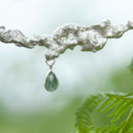 Load image into Gallery viewer, OOAK Lava necklace #2 • Kyanite (ready to ship)