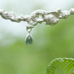 Load image into Gallery viewer, OOAK Lava necklace #2 • Kyanite (ready to ship)